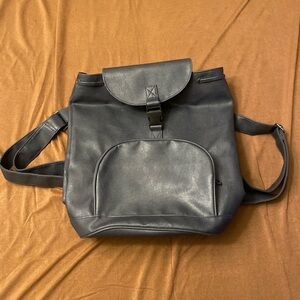 Yves Saint Laurent Kudos Black Leather Backpack